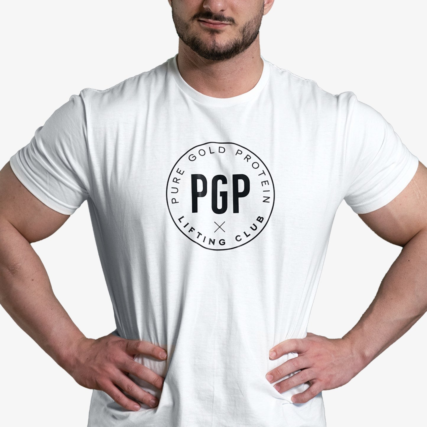 Férfi Pure Gold Lifting Club - White (M)