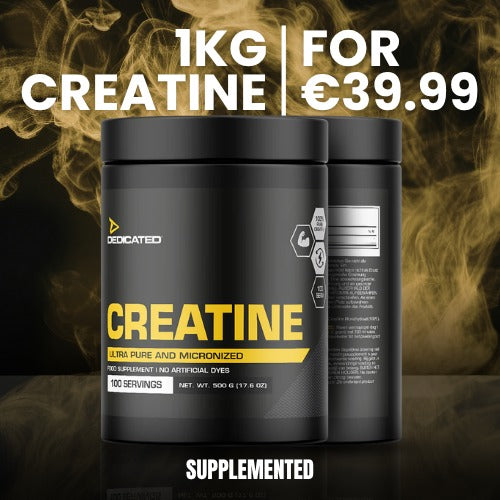 X2 DEDICATED CREATINE 166 SERVINGS each