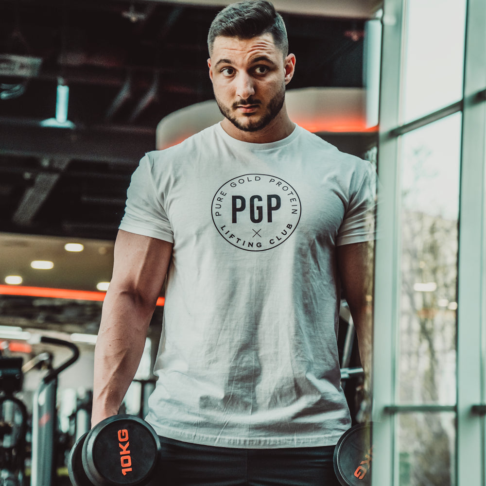 Férfi Pure Gold Lifting Club - White (M)