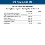 Applied Nutrition Sex Bomb Female Enhancer 120caps